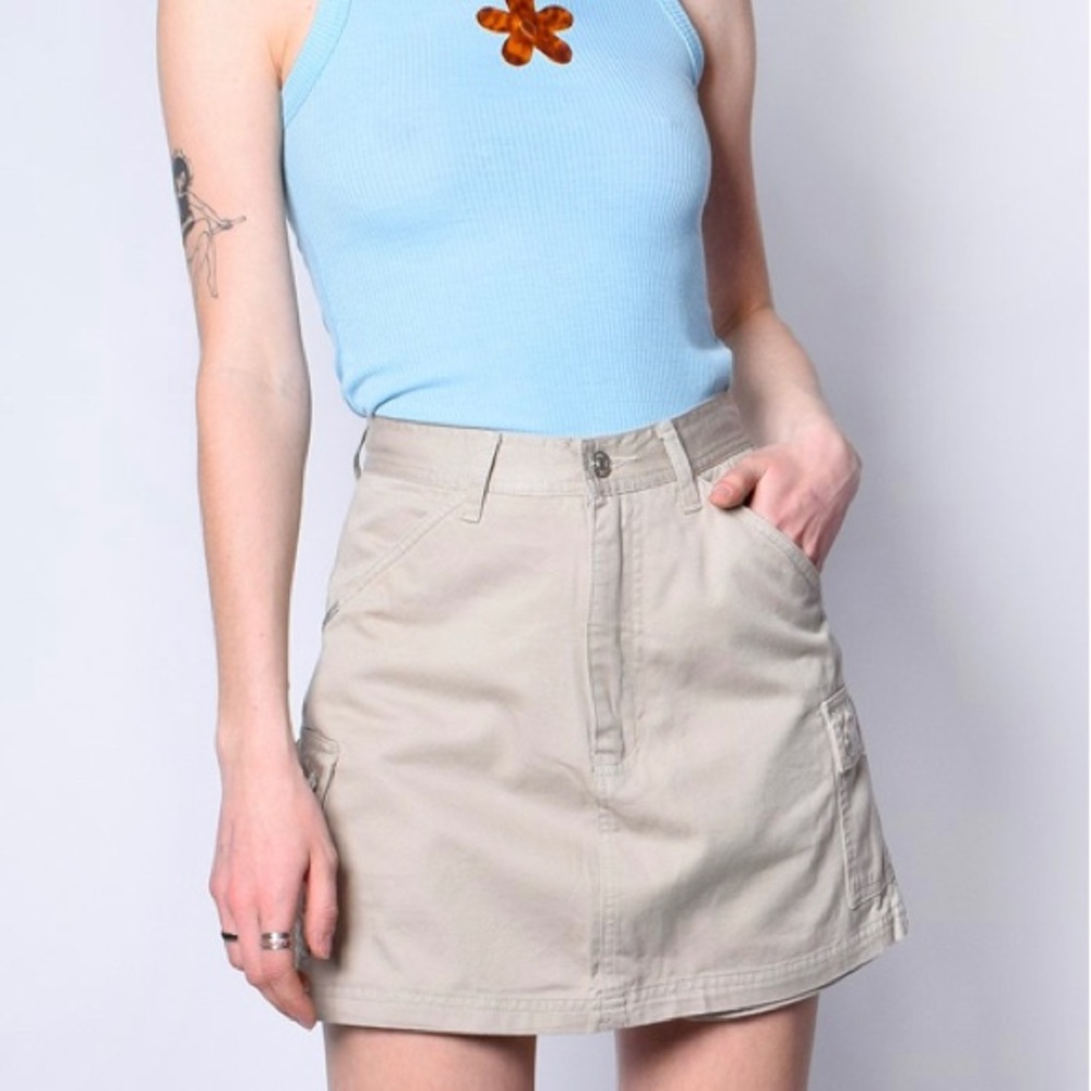 Two Sides Of The Story Deadstock Skort - Khaki